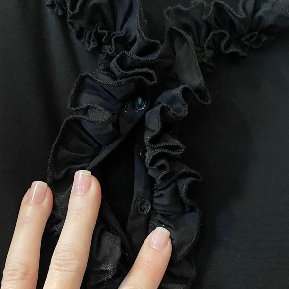 Anne Fontaine Ruffled Top. Sz. 38/ XS - Picture 5 of 9